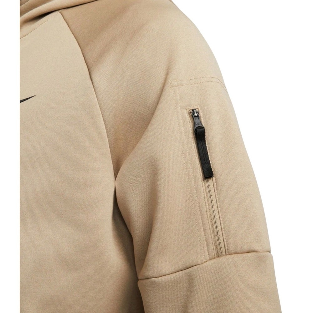 Nike Therma Fit Full Zip Hoodie Khaki Black Size XXL Training Outdoor Gymwear - Picture 2 of 5